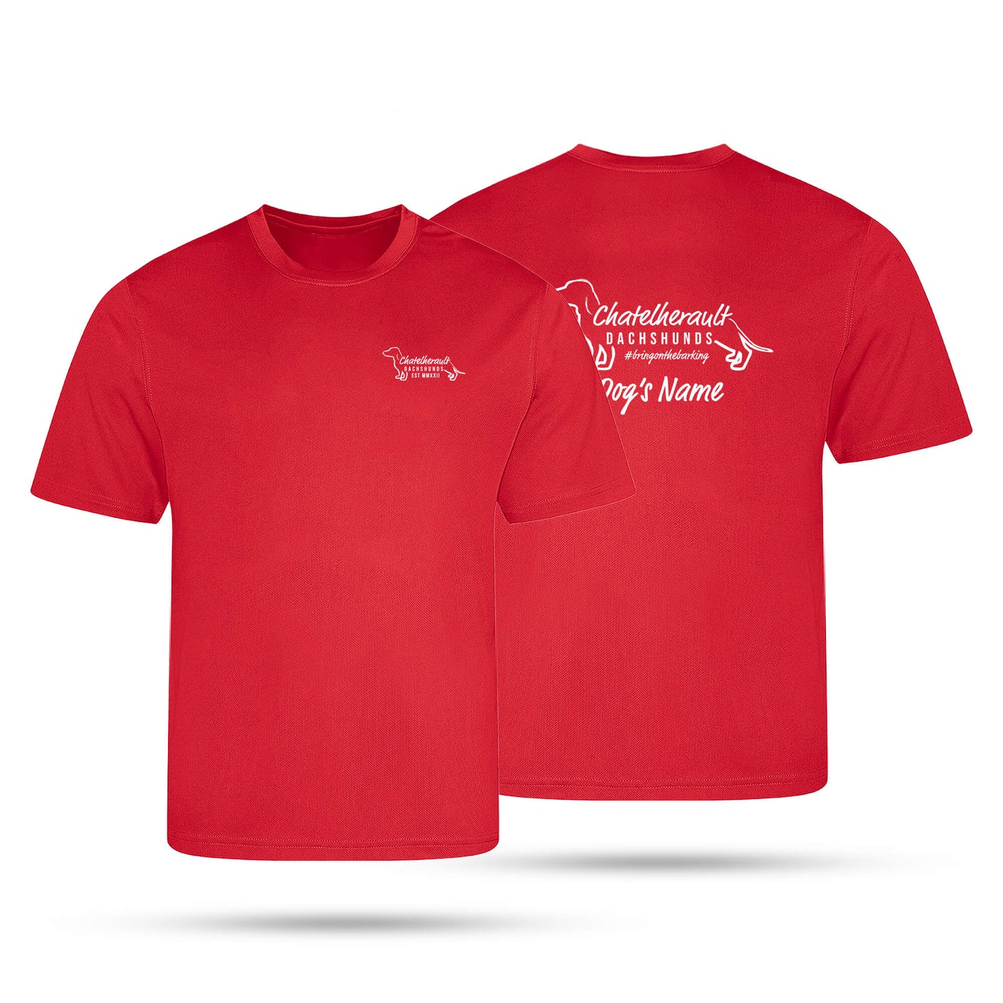 Chatelherault Dachshunds Kids Unisex Tech T-Shirt