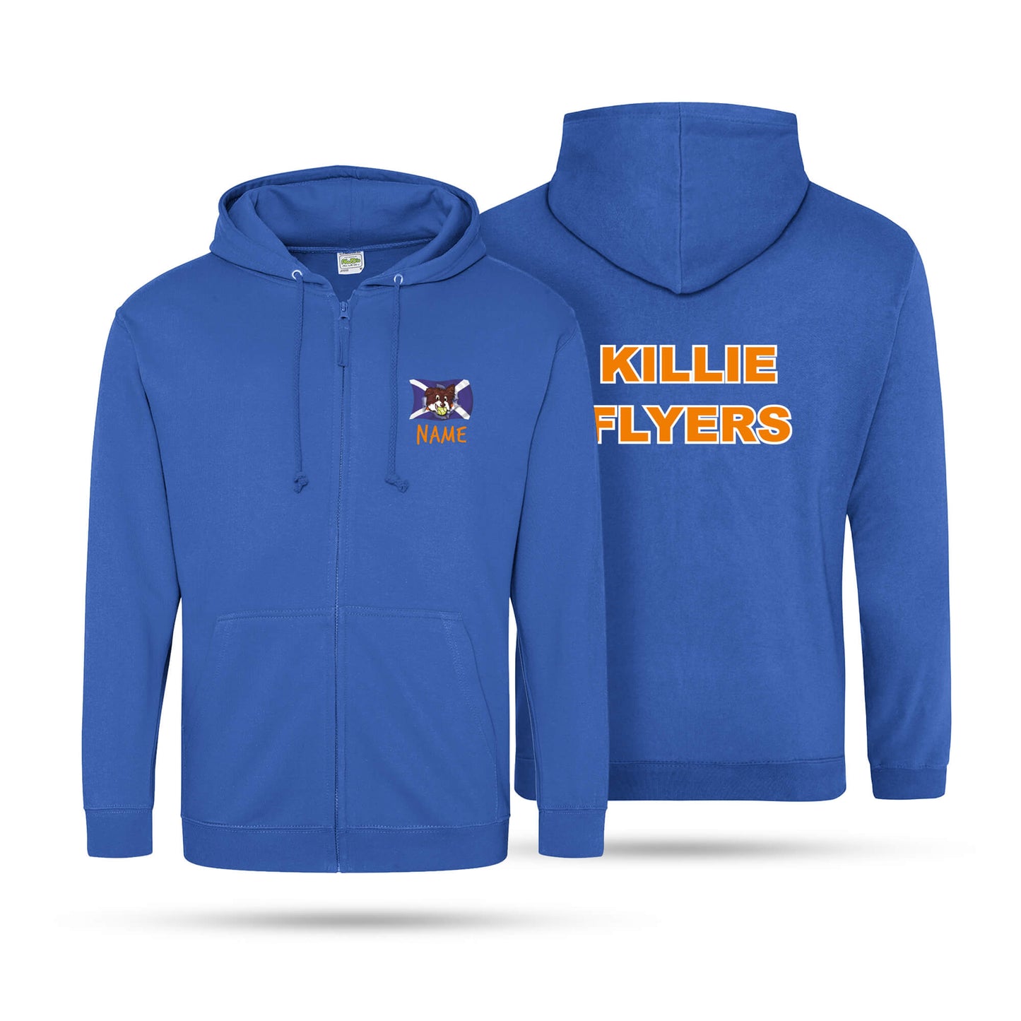 KF Adult Unisex Zipper Hoodie