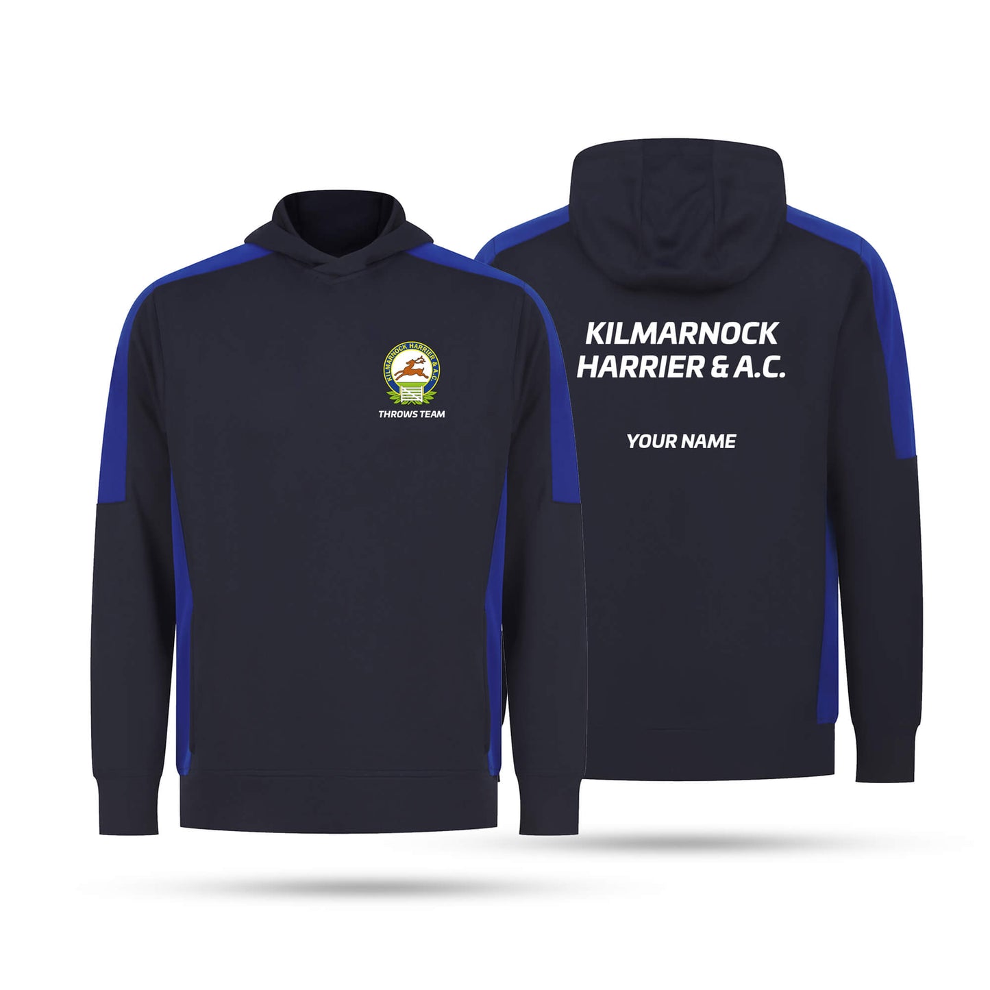 K Harrier Throws Team Adult Unisex Contrast Hoodie