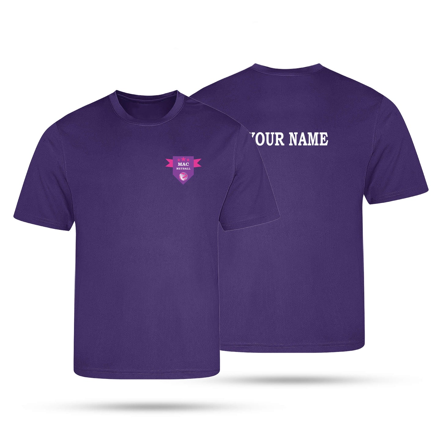 Mac Netball Kids Tech T-Shirt