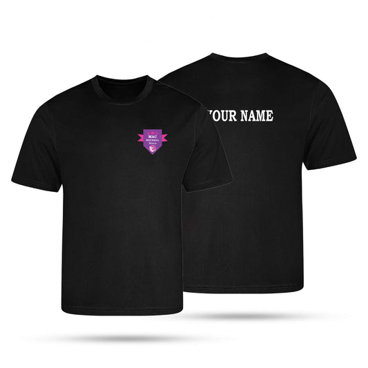 Mac Netball Minis Adult Unisex Tech T-Shirt