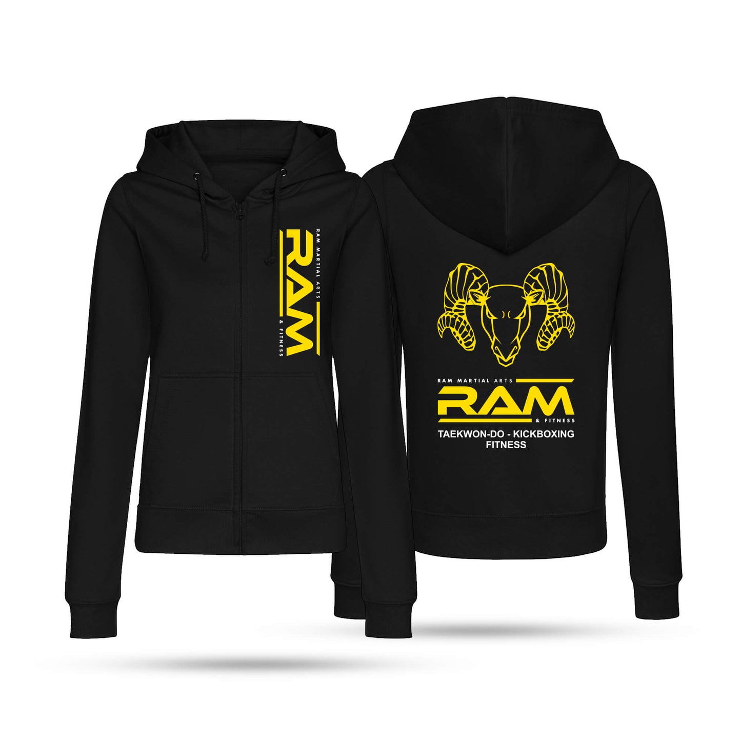 RAM Ladies Zipped Hoodie