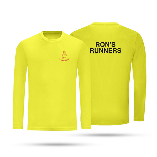 Ron's Runners Adult Unisex Long Sleeve Tech T-Shirt