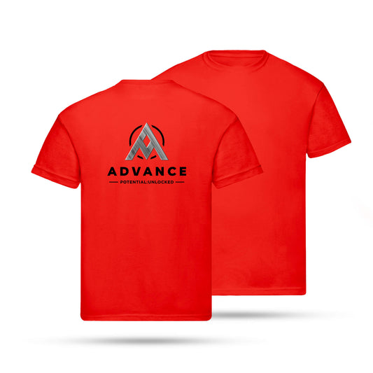 Advance Adult Unisex Cotton T-Shirt (Back Print)
