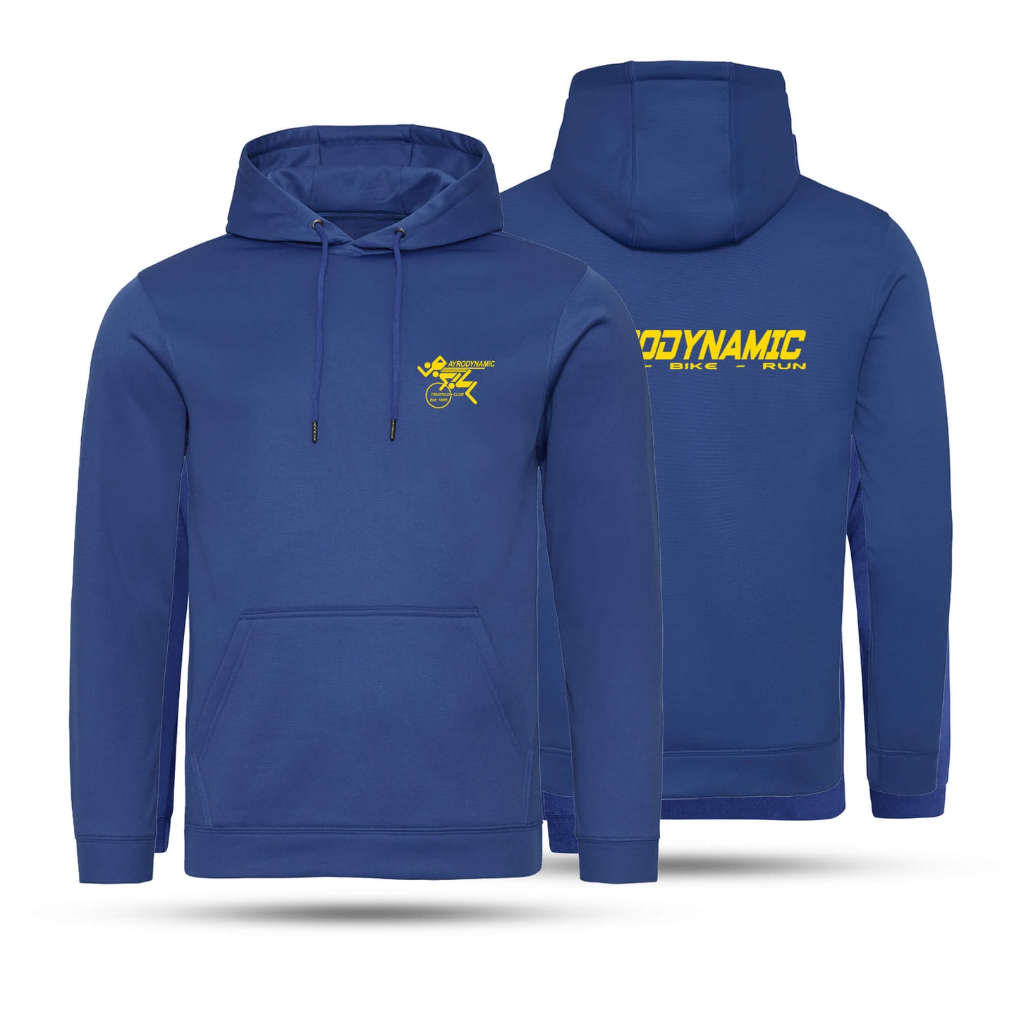 AYRO Adult Unisex Sports Hoodie (Front + Back Print)