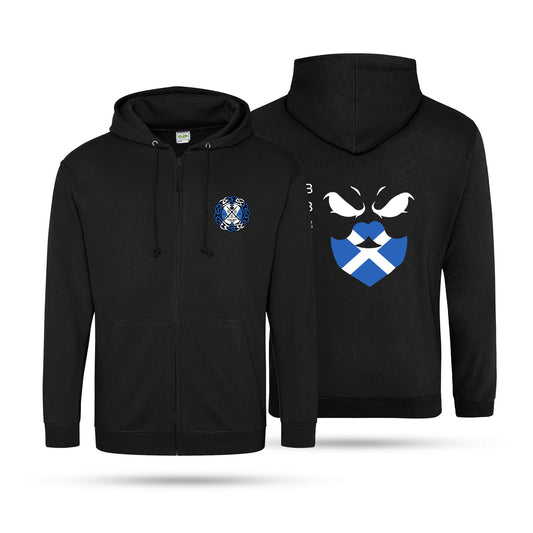 BB Adult Unisex Zip Flag Hoodie