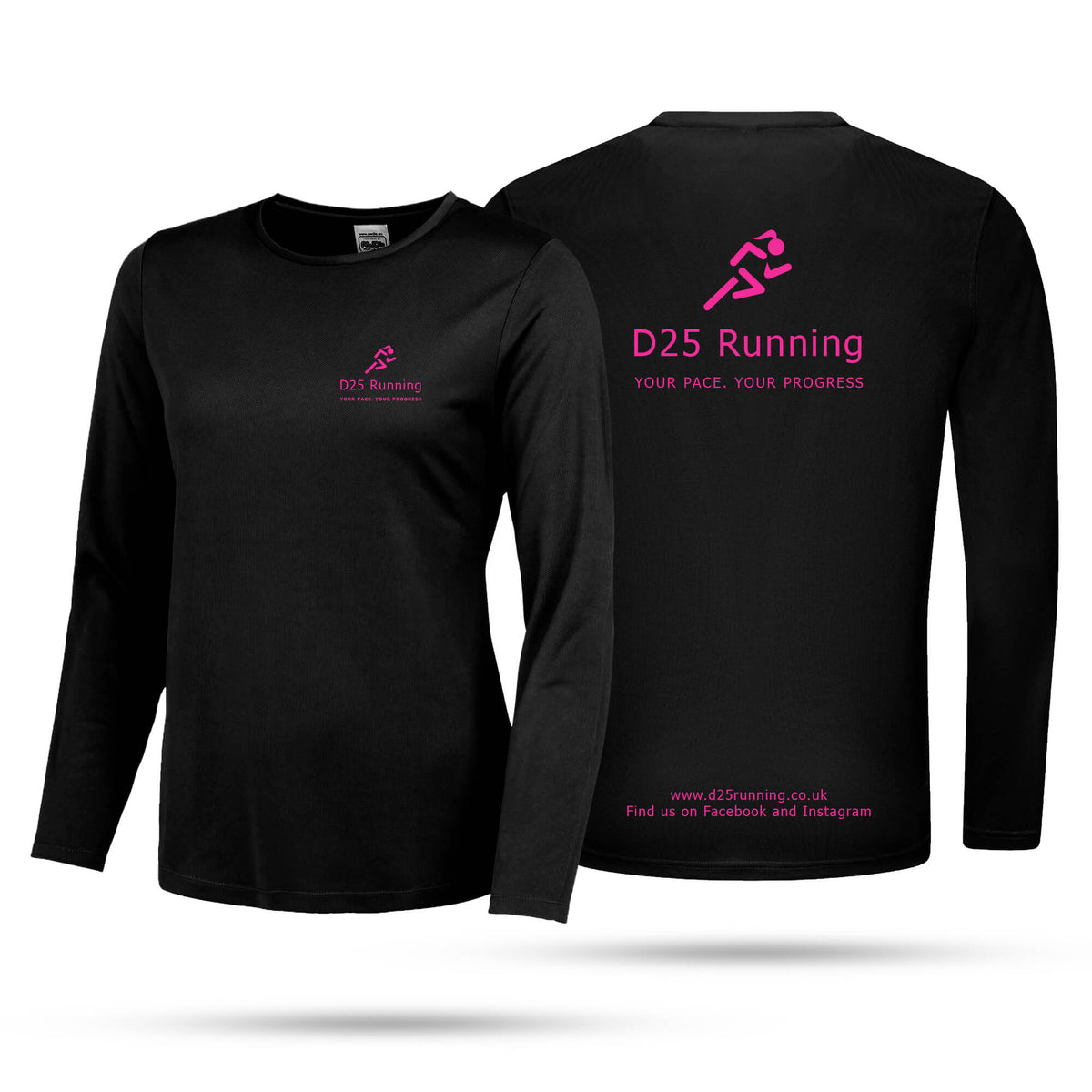 D25 Running Ladies Long Sleeve Tech T-Shirt