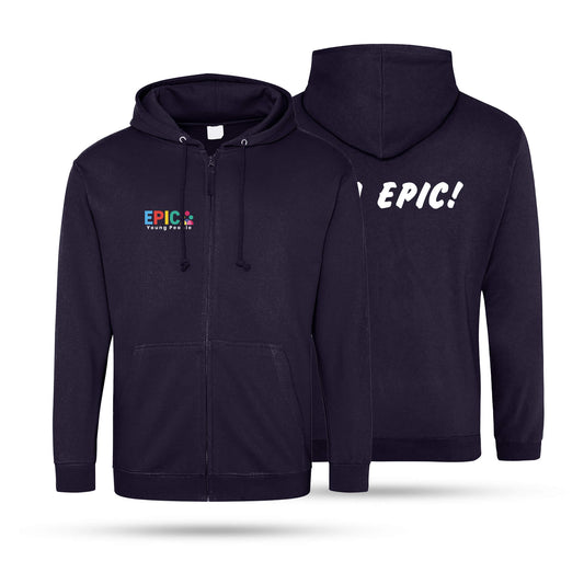 EPIC Adult Unisex Zipped Hoodie