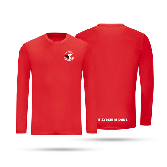 Fit Ayrshire Dads Adult Unisex Long Sleeve Tech T-Shirt