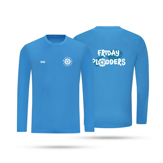 Friday Plodders Adult Unisex Long Sleeve Tech T-Shirt