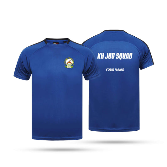 K Harrier Jog Squad Adult Unisex Contrast Team Tech T-Shirt