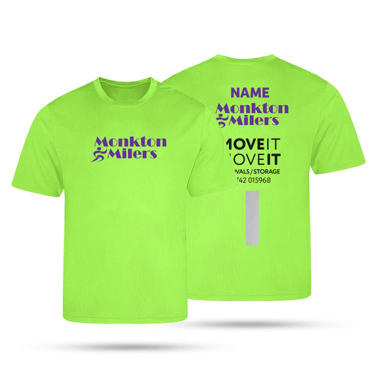 MM Hi Vis Adult Unisex Tech T-Shirt