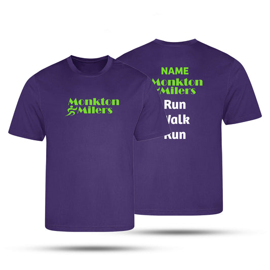 MM Run Walk Run Adult Unisex Tech T-Shirt