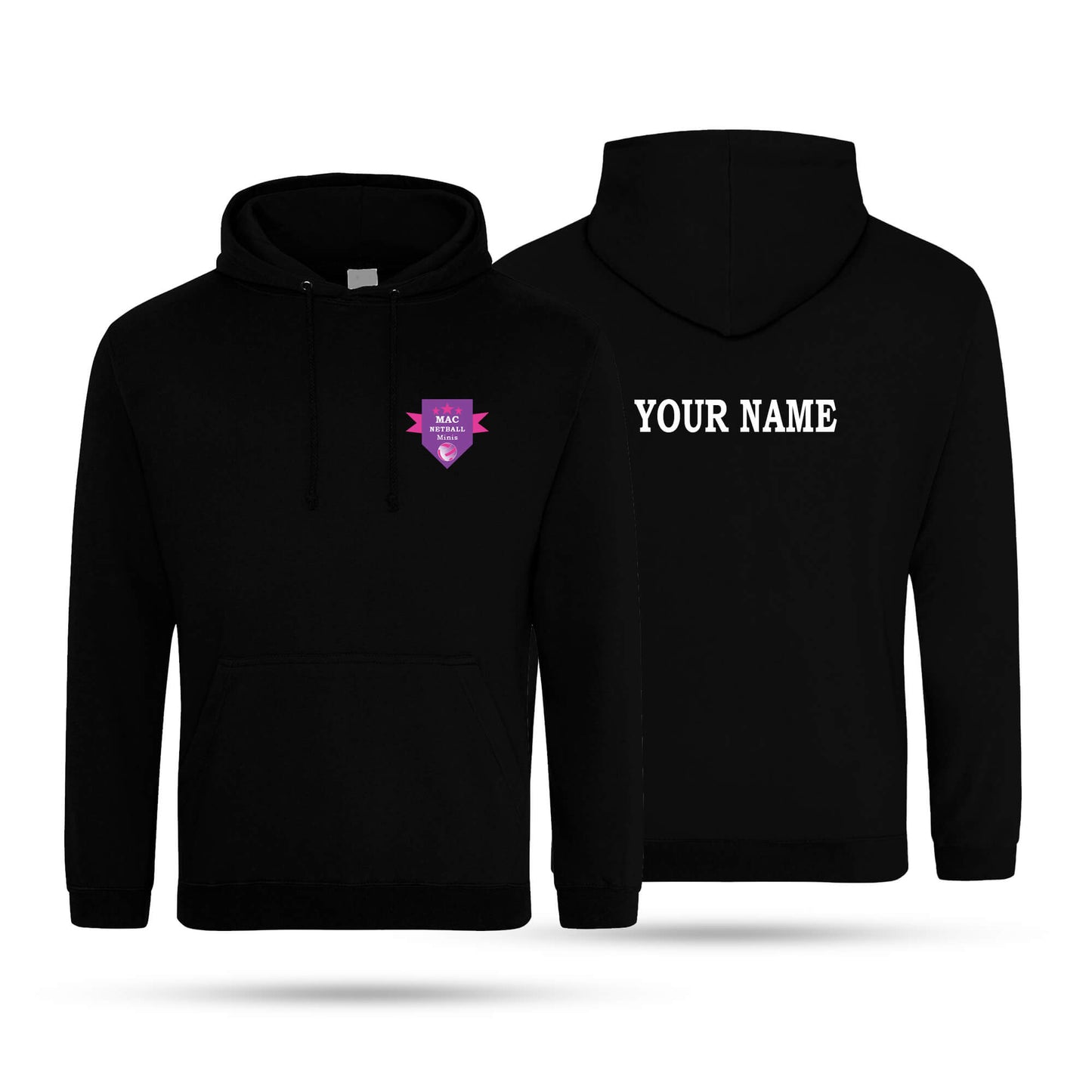 Mac Netball Minis Adult Unisex Hoodie