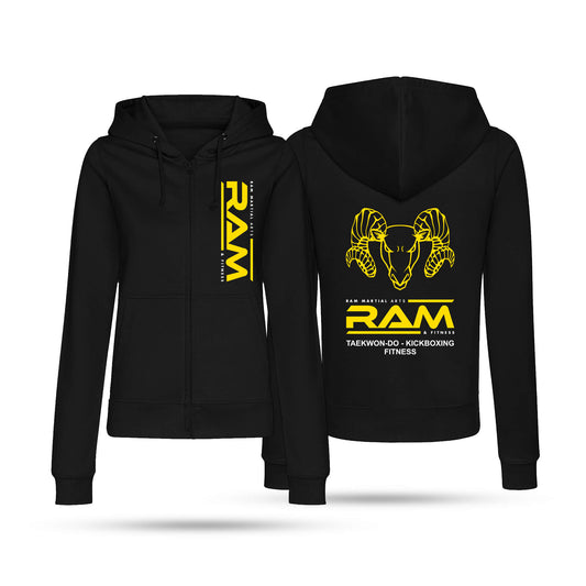 RAM Ladies Zipped Hoodie