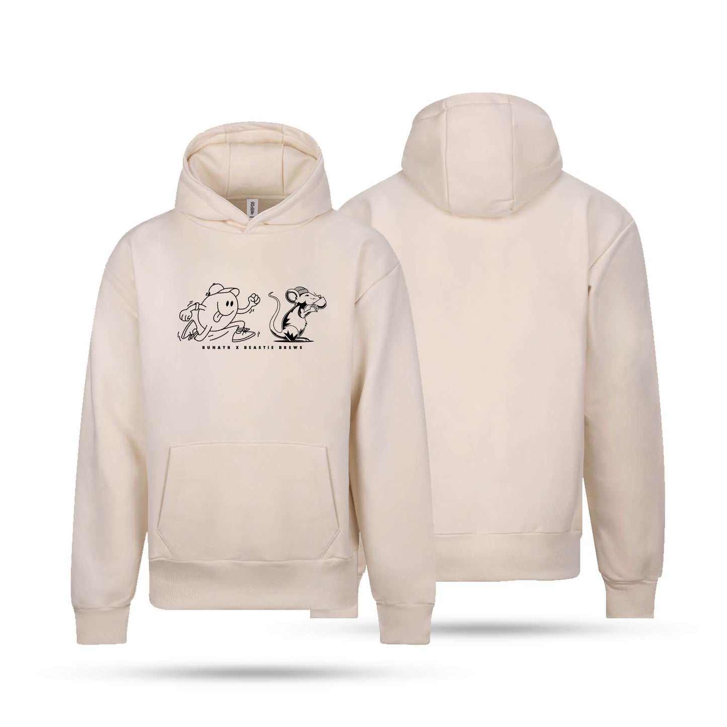 RUNAYR x Beastie Brews Adult Unisex Oversized Hoodie