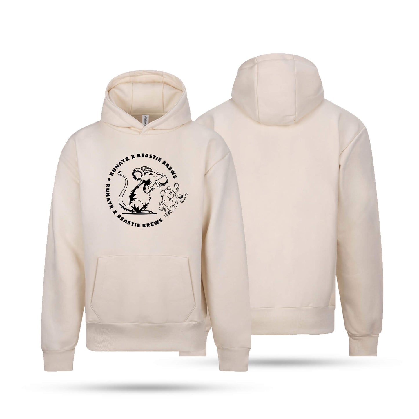 RUNAYR x Beastie Brews Adult Unisex Oversized Hoodie