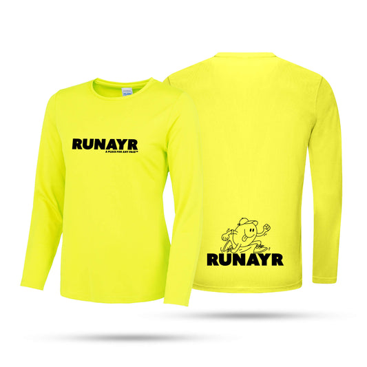 RUNAYR Ladies Long Sleeve Tech T-Shirt