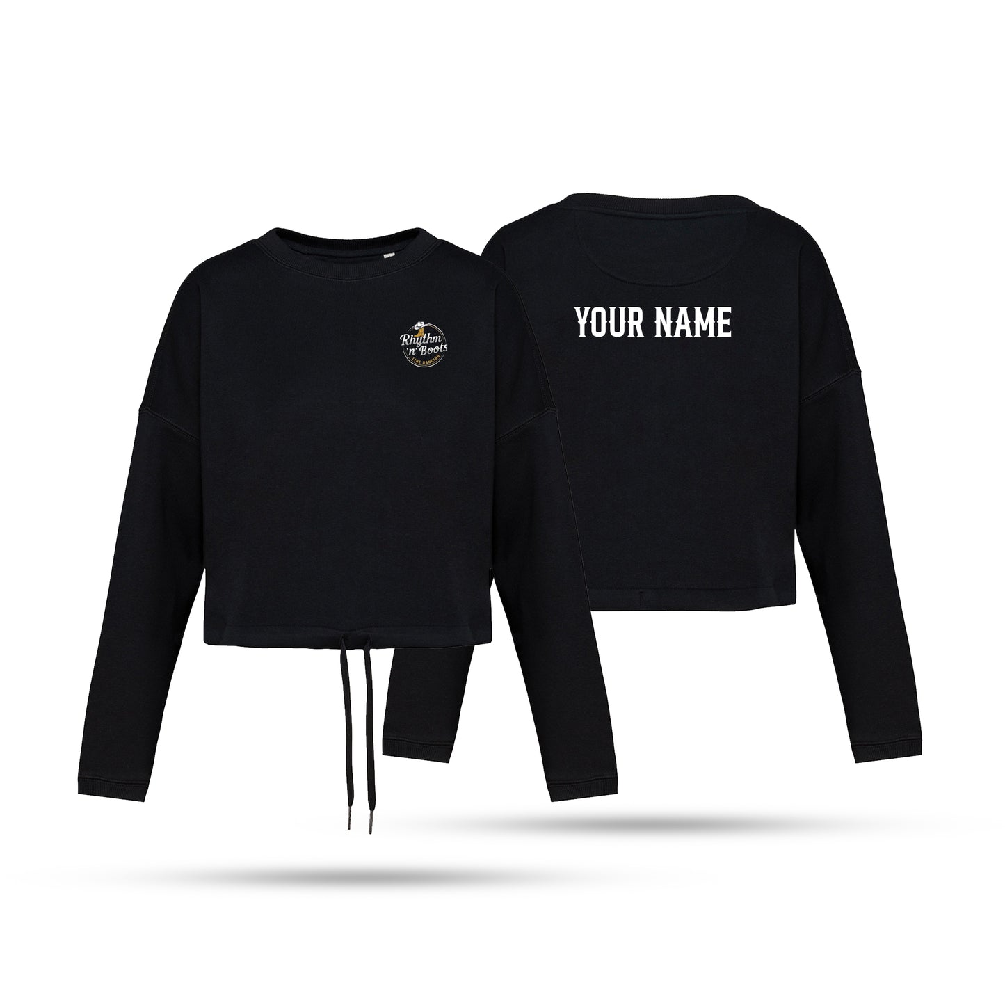 Rhythm n Boots Ladies Oversized Cropped Sweatshirt