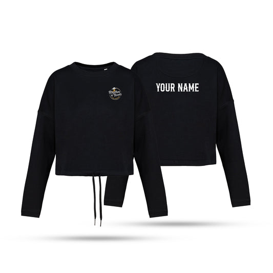 Rhythm n Boots Ladies Oversized Cropped Sweatshirt