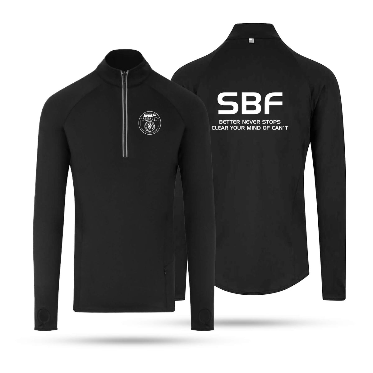 SBF Race Team Adult Unisex 1/2 Zip