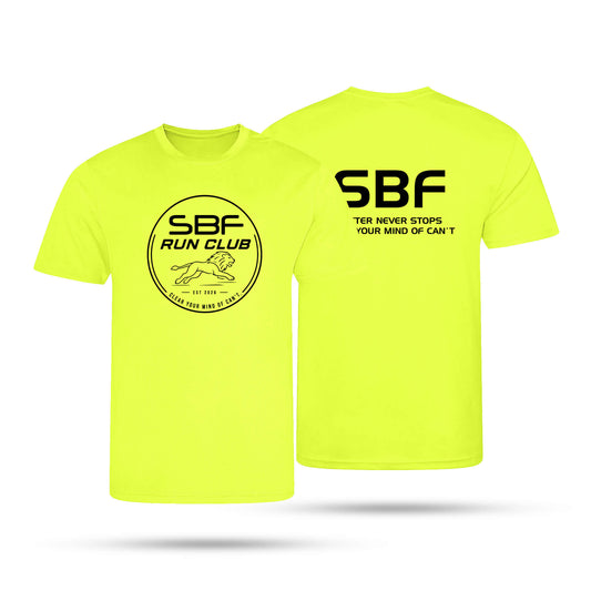 SBF Run Club Adult Unisex Tech T-Shirt