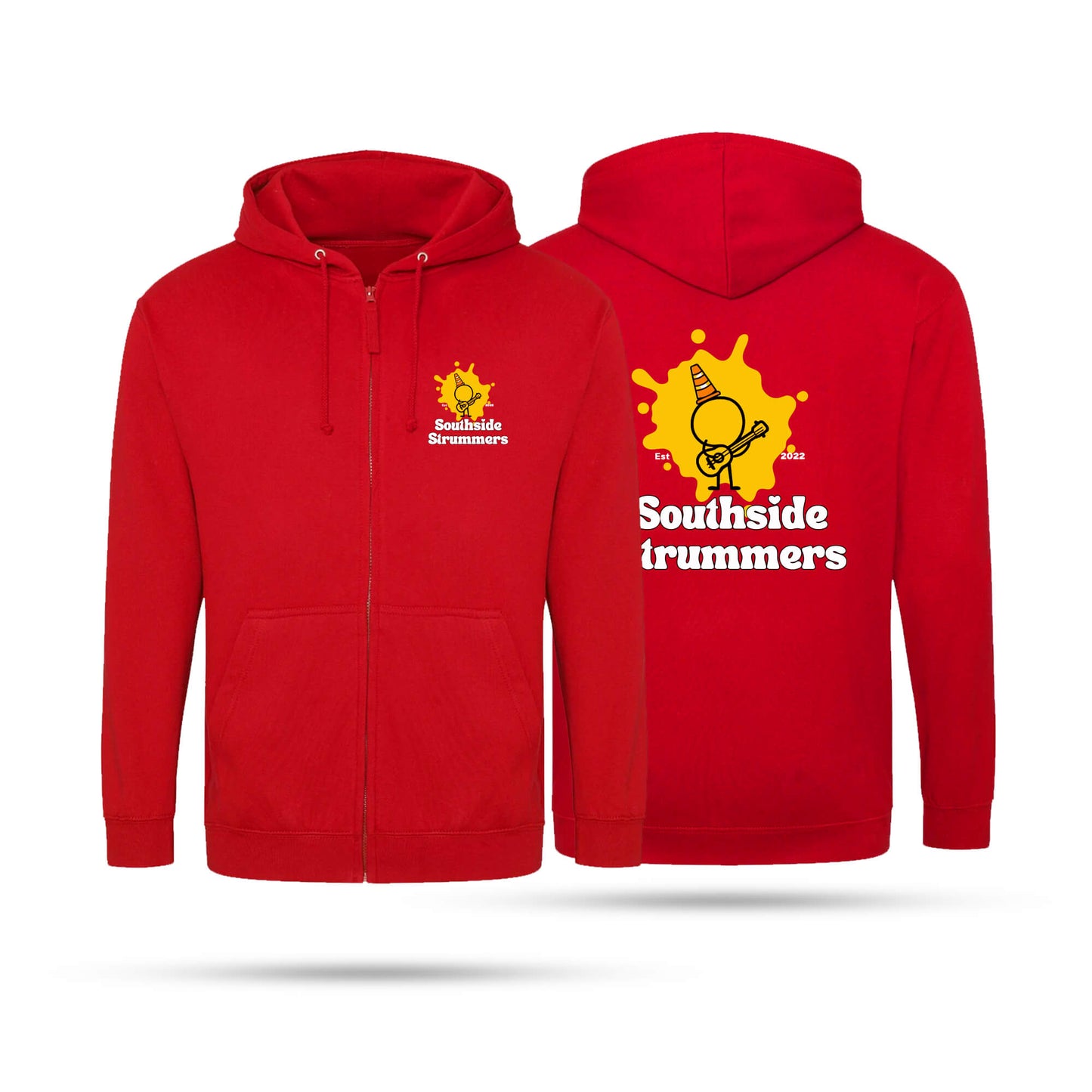 Southside Strummers Adult Unisex Zipped Hoodie