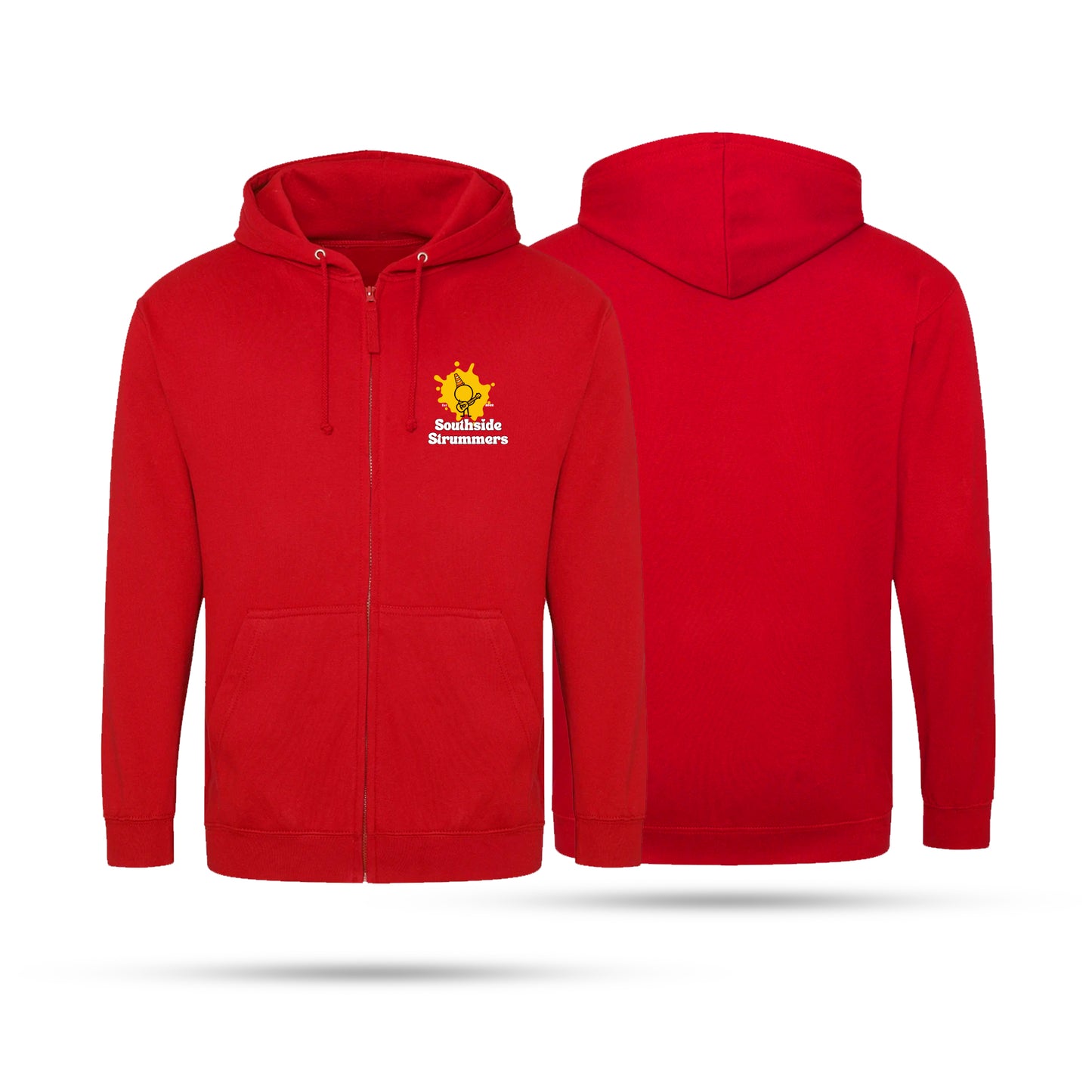 Southside Strummers Adult Unisex Zipped Hoodie