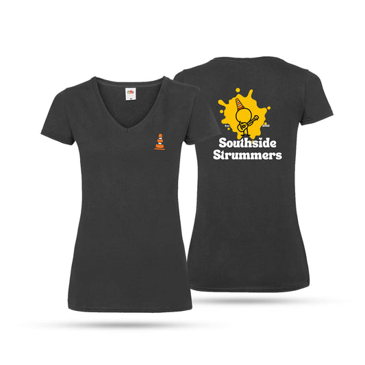 Southside Strummers Ladies V-Neck T-Shirt