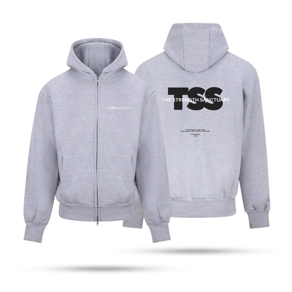 The Strength Sanctuary Adult Unisex Oversized Zipped Hoodie