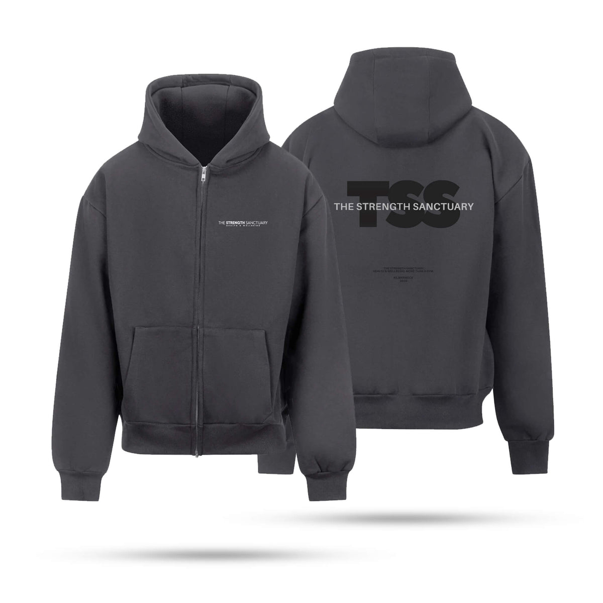 The Strength Sanctuary Adult Unisex Oversized Zipped Hoodie