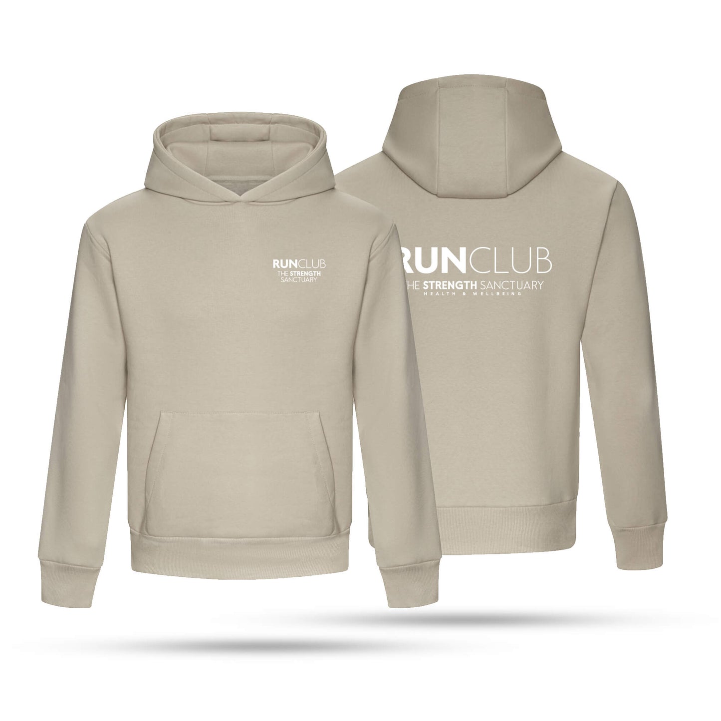 The Strength Sanctuary RUNCLUB Adult Unisex Oversized Hoodie