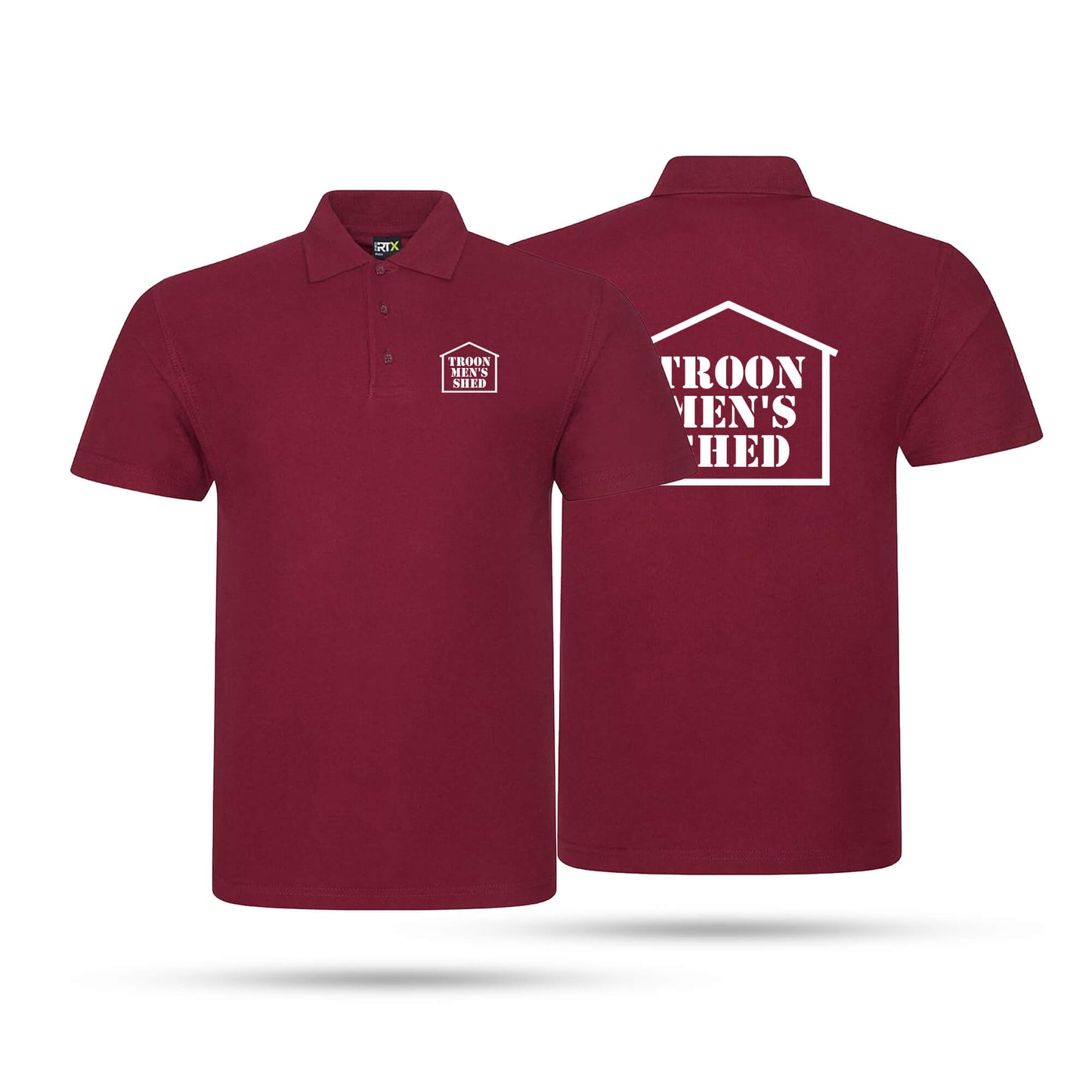 Troon Men's Shed Adult Unisex Polo Shirt