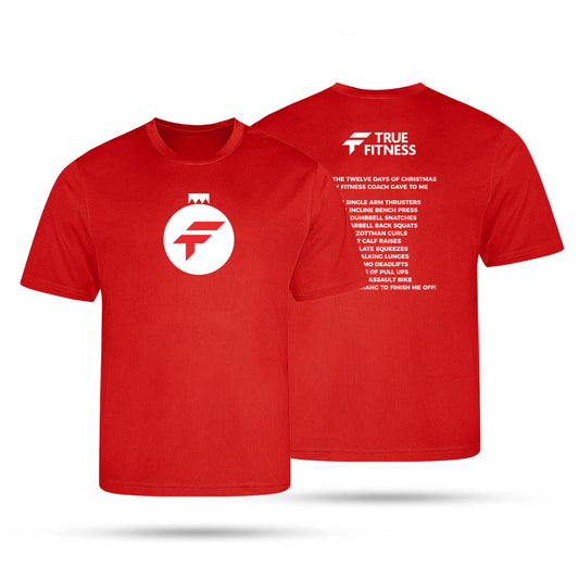 TF Adult Unisex Christmas Bauble Tech T-Shirt