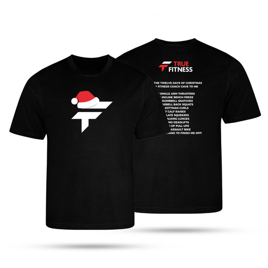TF Adult Unisex Santa Hat Tech T-Shirt